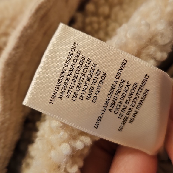 Blank NYC| Wide Wale Corduroy & Sherpa "Double Glazed" Coat| Sz L| Teddy, Cozy - Picture 7 of 11